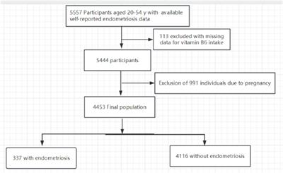 Association between dietary vitamin B6 intake and endometriosis risk: evidence from the national health and nutrition examination survey